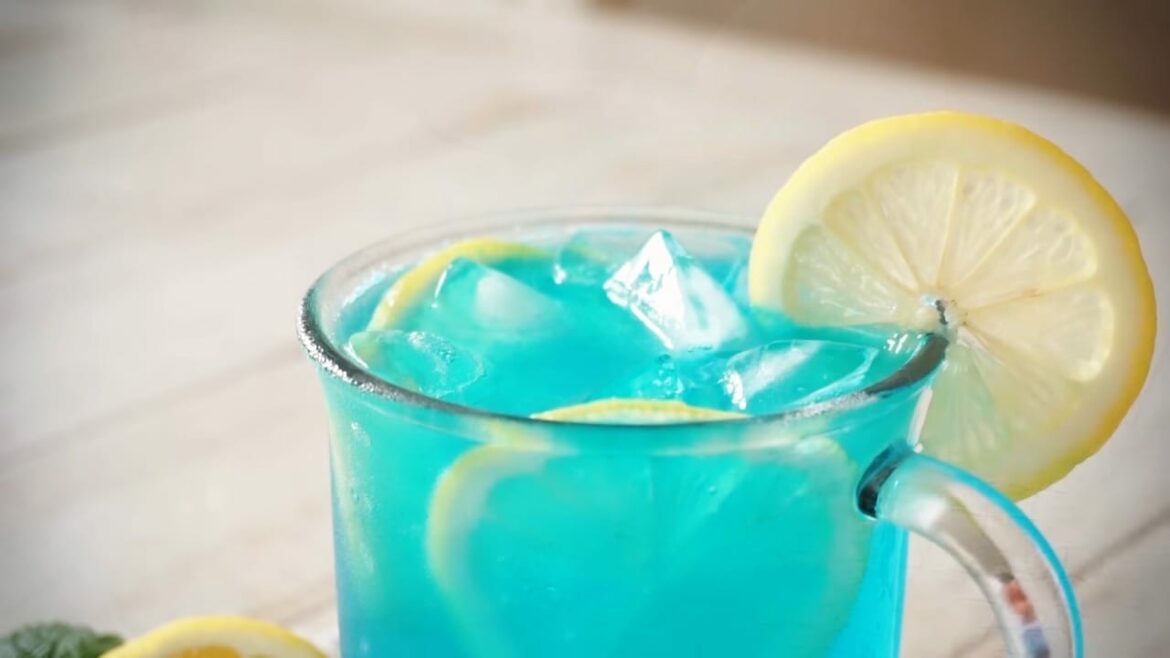 Blaue Limonade