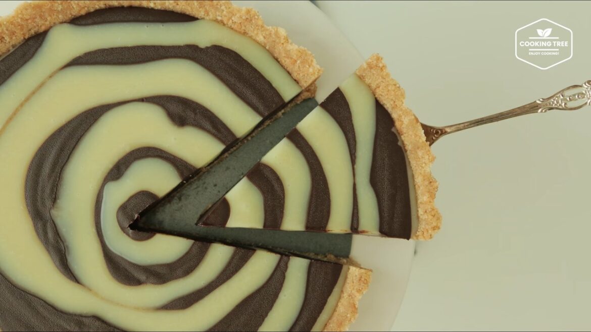 Zebra-Schokoladen-Ganache-Torte
