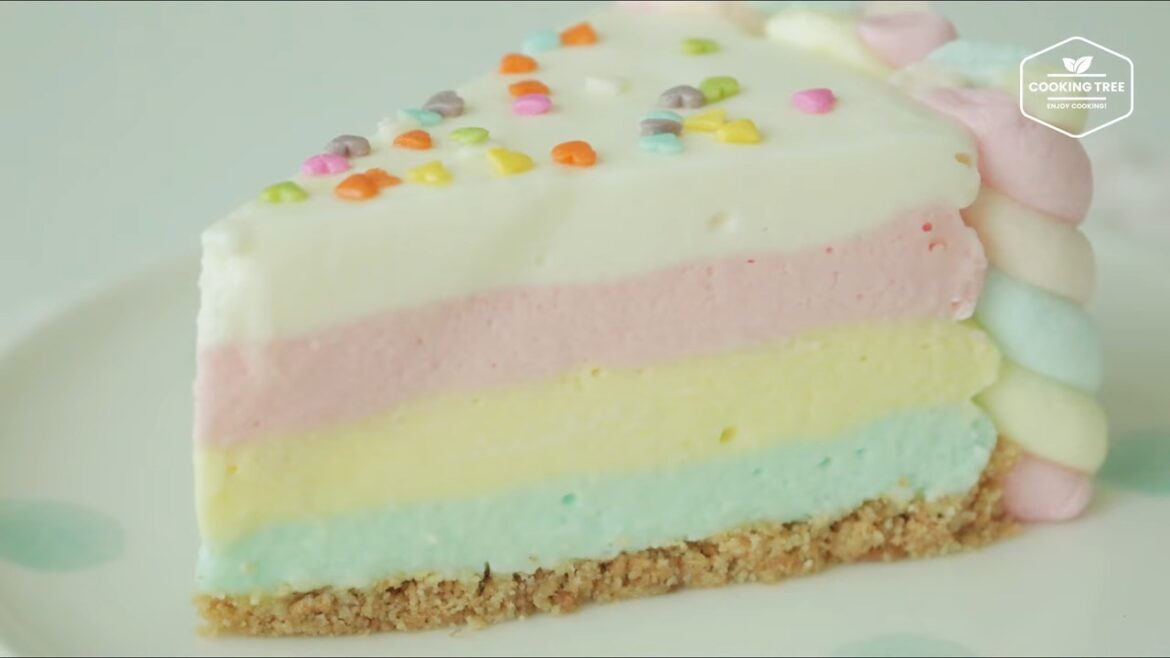 Marshmallow-Pastell-Käsekuchen