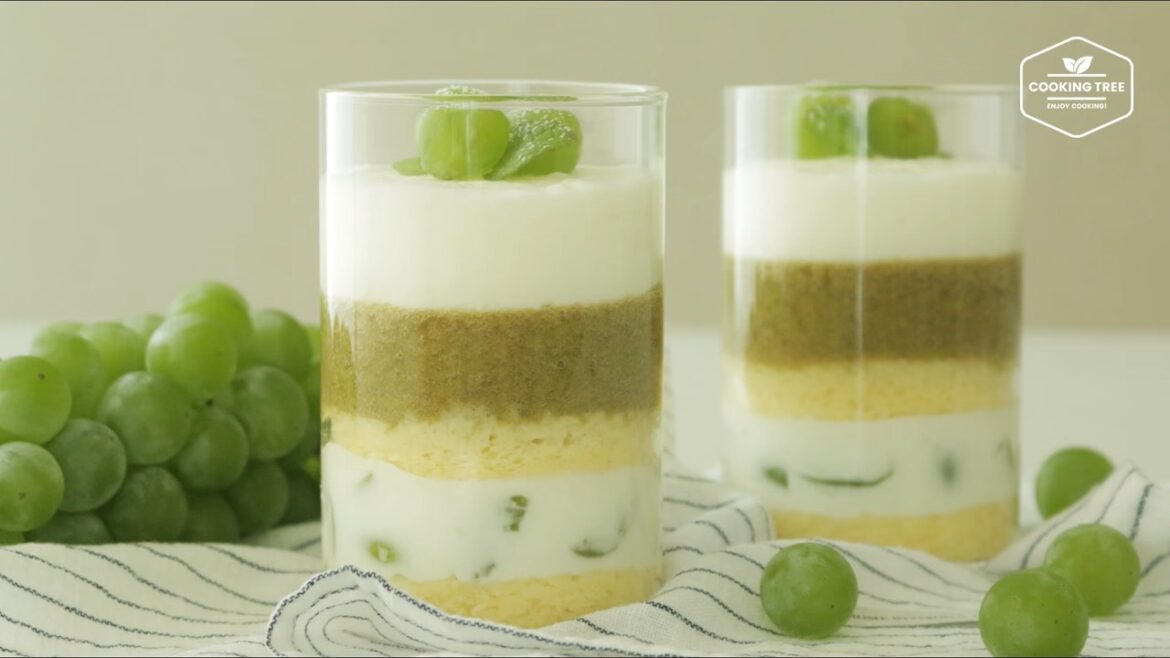 Grüne Trauben-Joghurt-Creme-Torte