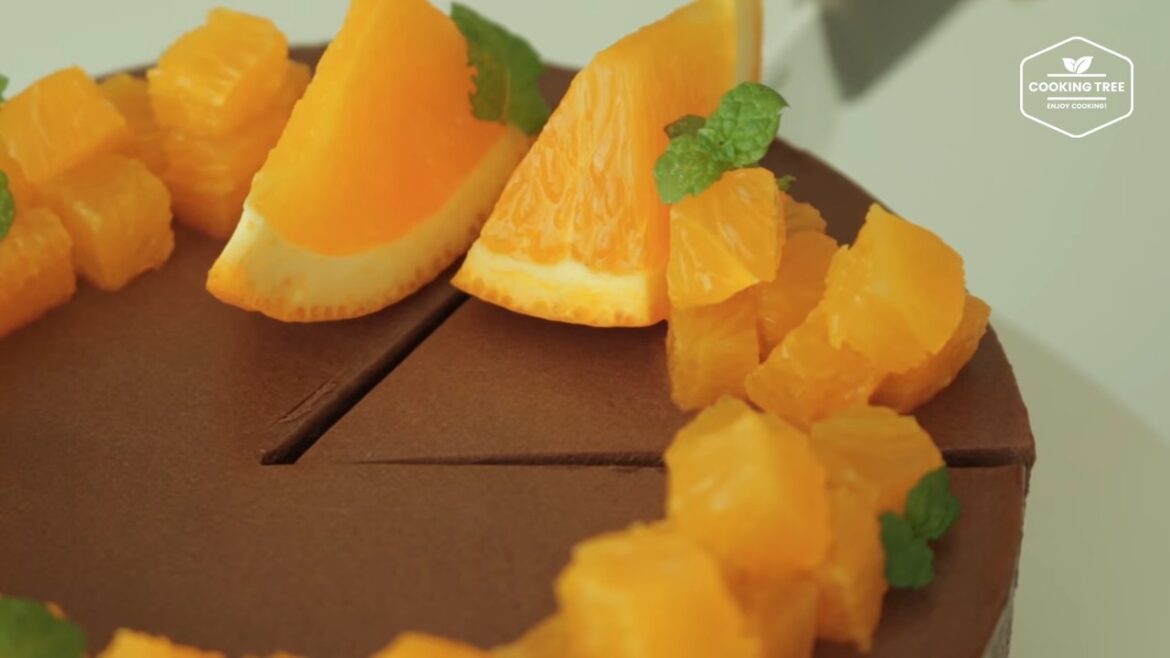 Orangen-Schokoladenmousse-Torte