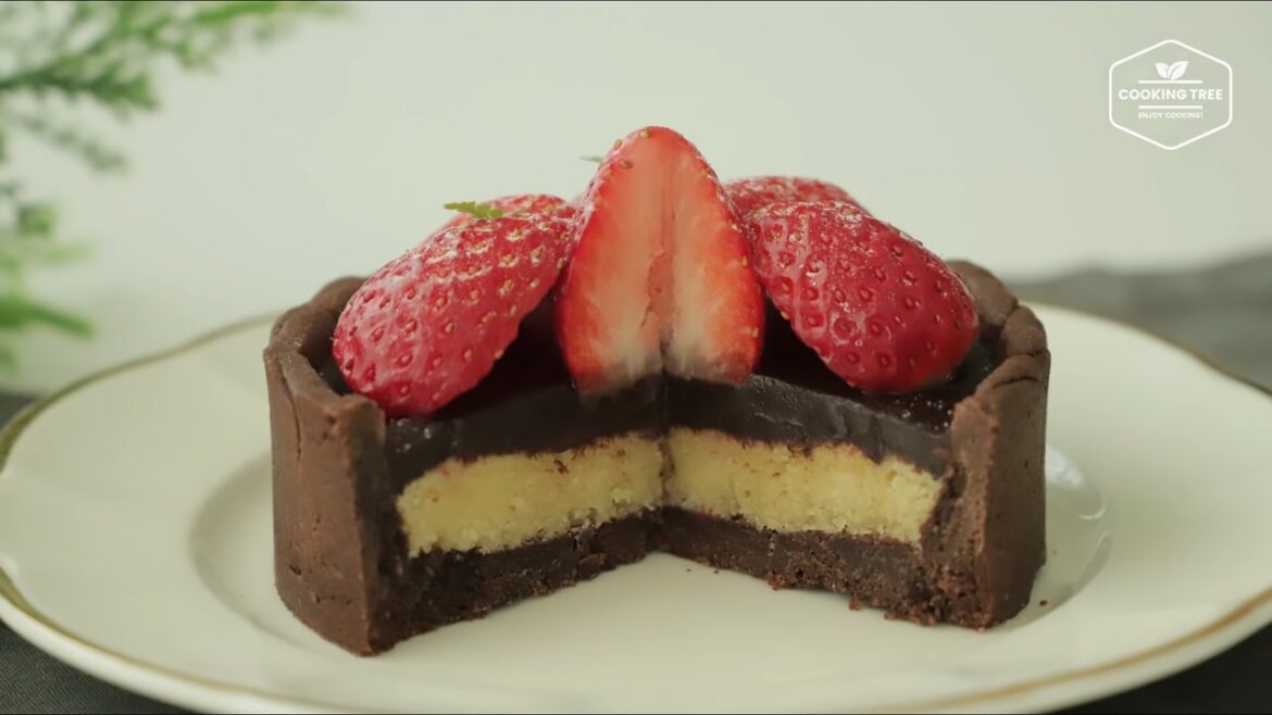 Erdbeer-Schokoladen-Ganache-Tarte