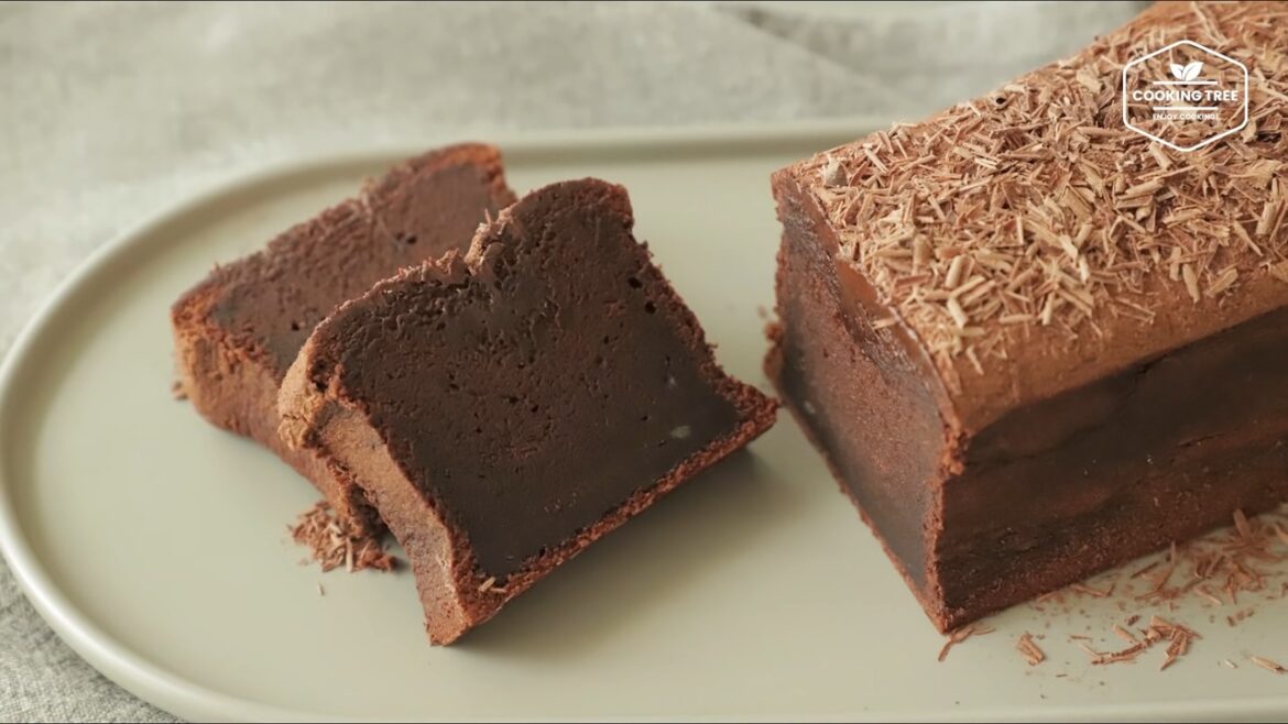Rezept für Schokoladen-Fudge-Kuchen Schokoladenkaramellkuchen