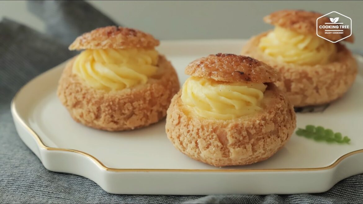 Crème Brûlée Cookie Choux