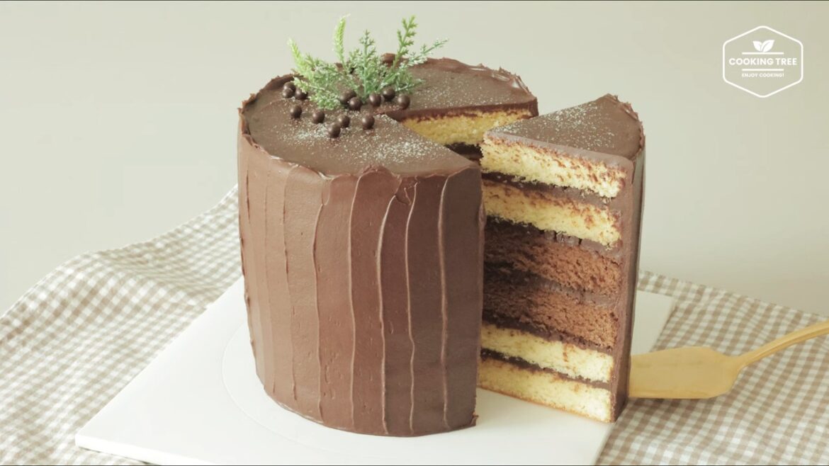 Schokoladen-Ganache-Kuchen