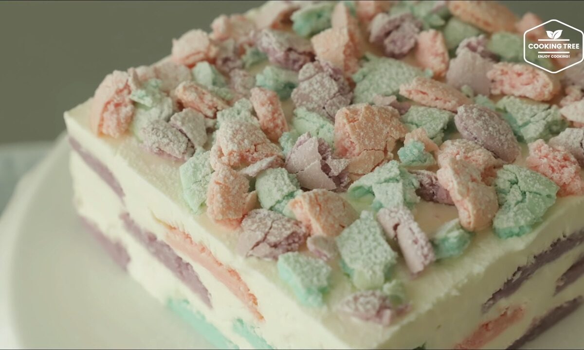 Macaron-Eisbox-Kuchen