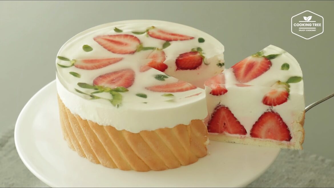 Erdbeer-Charlotte-Kuchen