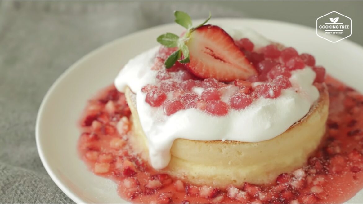 Erdbeer-Soufflé-Pfannkuchen