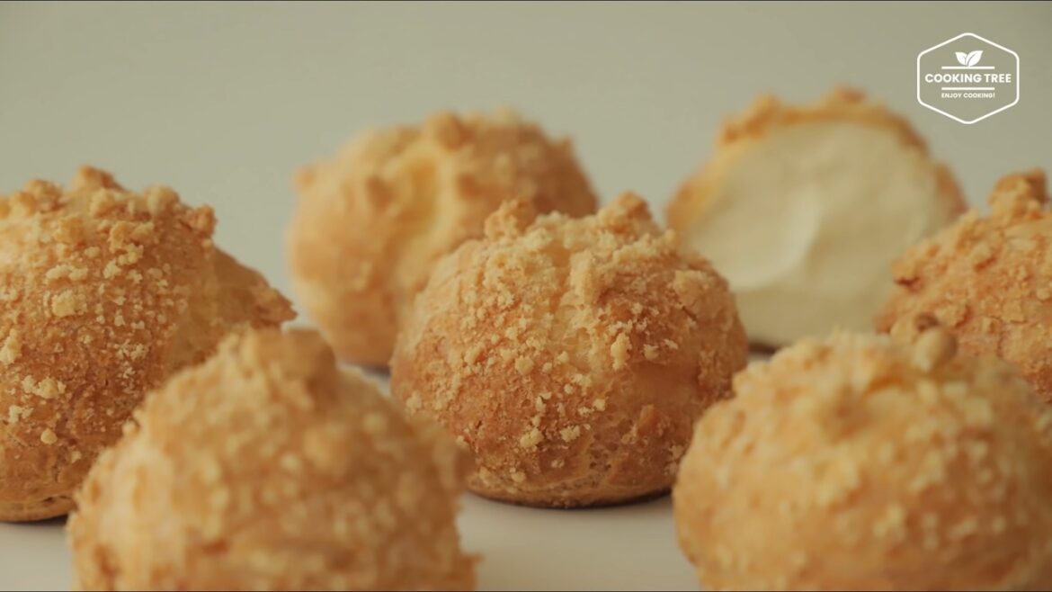 Streusel-Windbeutel (Choux)