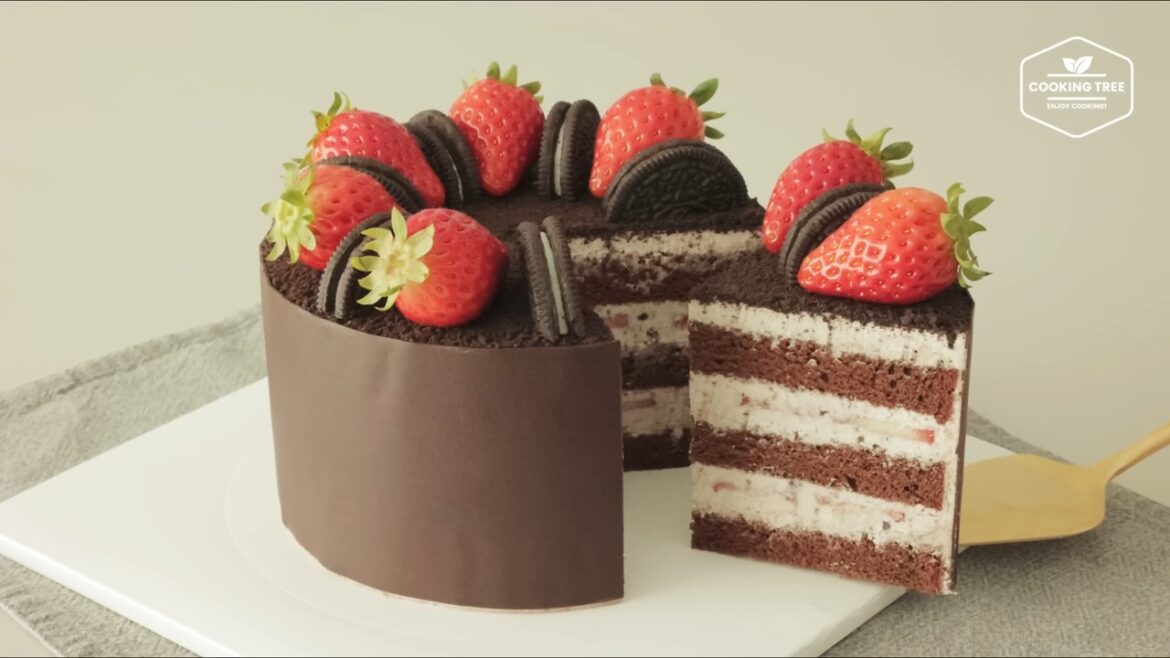 Erdbeer-Oreo-Schokoladenkuchen