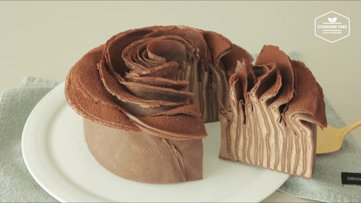 Schokoladen-Crêpe-Kuchen