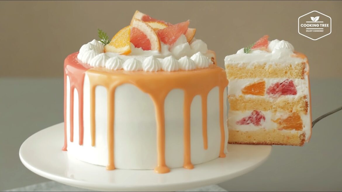 Grapefruit-Orangen-Kuchen