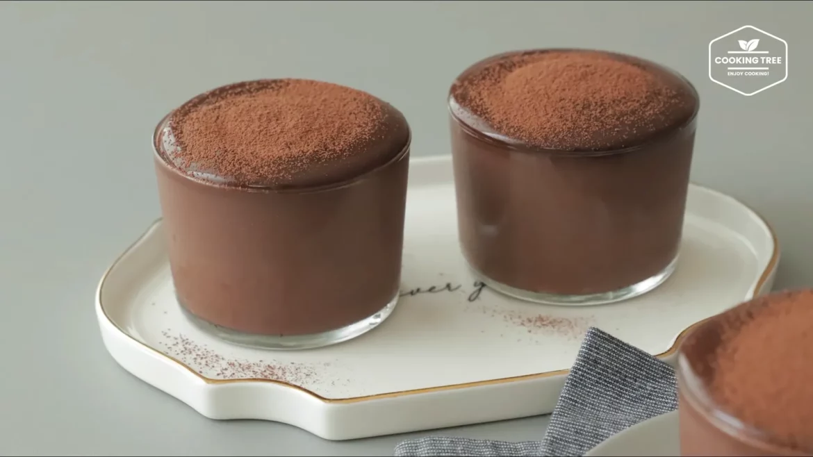 Schokoladenpudding ohne Gelatine