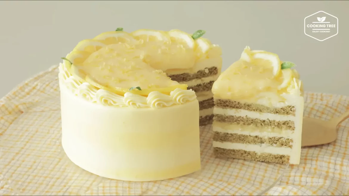 Grüntee-Zitronen-Kuchen