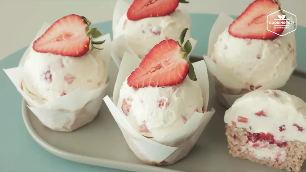 Erdbeer-Castella-Cupcake-Rezept